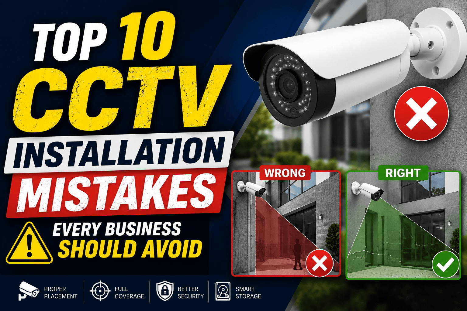 CCTV Installation Mistakes Every Business Should Avoid